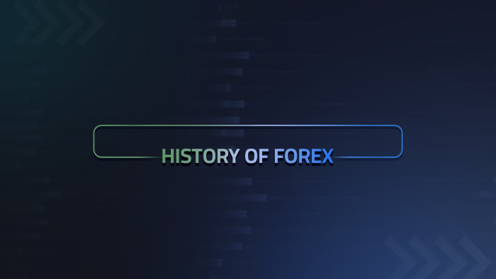 History of forex
