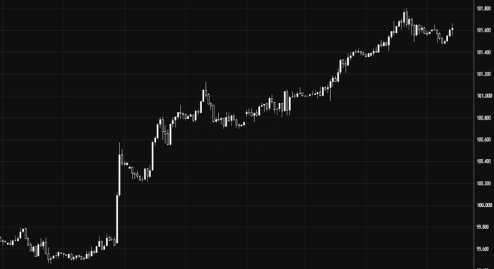 Индекс доллара сохраняет восходящий тренд выше 101.30